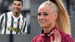 Alisha Lehmann Says About Cristiano Ronaldo || Girls Footballer || Football vedios