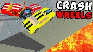 НОВЫЕ УРОВНИ В CRASH WHEELS! ЭПИК И УГАР! ГОНКИ И АВАРИИ МАШИН! ПРОХОЖДЕНИЕ ОБНОВЛЕНИЕ КРАШ ВИЛС!