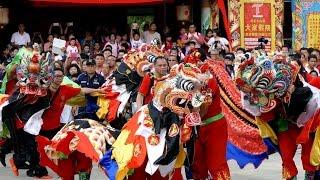 2016 柔佛古庙游神 ~ 香港麒麟队 参拜五尊神明 @ 行宫 (4K UHD)