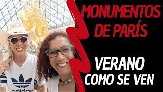 #parisapie #paris #peruanaenparis Monumentos de parís en Verano - ¿ Cómo  Se Ven ?