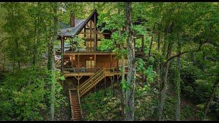 River of Dreams ~ 4BR/3.5BA Modern Creekfront Cabin in Ellijay, GA