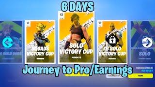 The Grind to Pro/Earnings *Fortnite*