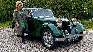 1930s Riley 1 1/2 (Riley 12/4) Kestrel - a pre war British car!