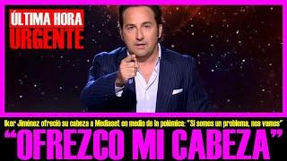 ÚLTIMA HORA!! IKER JIMÉNEZ OFRECE SU CABEZA A MEDIASET POR SU PROGRAMA HORIZONTE POR LA DANA..