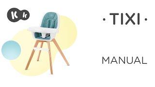 Kinderkraft TIXI 2-in-1 high chair How To Video | Tutorial