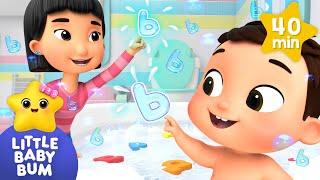 Babamba Bathtime Song - Alphabet Splash Fun | Little Baby Bum | Nursery Rhymes | Moonbug Kids