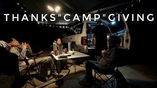 Camping on Thanksgiving weekend is just what we needed. (ASMR family camping with our Montero)