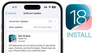 iOS 18 Public Beta Released - How to Install!