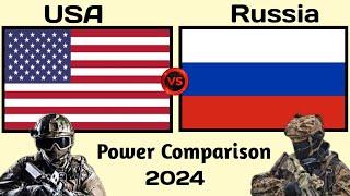 USA vs Russia military power comparison 2024 | Russia vs USA military power | world military power