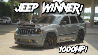 JEEP WINNER PICKS UP PRIZE & MY HELLCAT GETS NEW MOTOR!