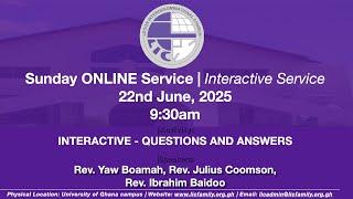 LIC Sunday Service | INTERACTIVE - QUESTIONS & ANSWERS | 22nd June 2025