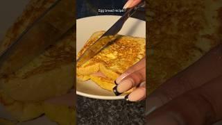 How to make quick french toast | egg bread at home | easy egg recipe #backtoschool #lunch #shorts