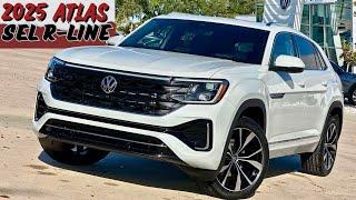 2025 VW Atlas Cross Sport SEL Premium R-Line In Pearl White Paint Is Stunning