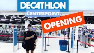 DECATHLON SINGAPORE @ CENTREPOINT | OPENING +BIKE STUFF  & BIKE CHECK | SPORT'S STORE #DECATHLON