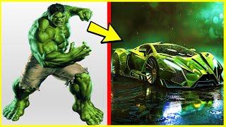 AVENGERS but SUPER CARS VENGERS  All Characters (marvel & DC) 2024