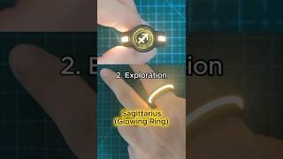 Light up 12 zodiac signs - Sagittarius #glowing #ring #lightup #zodiacsign #sagittarius