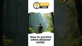 “Survival Tips 99% of People Don’t Know (But Should)”#survivalskills