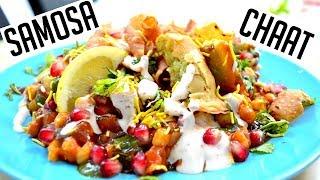 How to make Samosa Chaat Recipe | Indian Cooking Recipes | Cook with Anisa