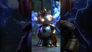 Nam Nam Nam Sweety Candy Daddy vs Steel Tiny Shiny Electrobot#animation #cartoon