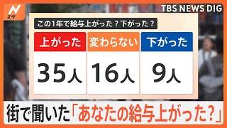 民間企業の平均給与が3年連続で増加　平均は460万円　あなたの給与は上がった？【Nスタ解説】｜TBS NEWS DIG