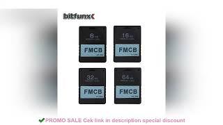 Bitfunx 8MB 16MB 32MB 64MB V1.953 Free McBoot FMCB OPL Memory Card for PS2 Fat Console