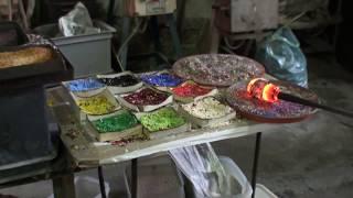 How Murano Millefiori Glass Is Made In A Glass Factory In Venice, Italy