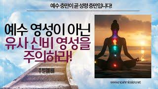영분별 시리즈 - 기독교 유사 신비주의 영성을 분별해야 합니다. 성령충만은 예수충만! 홍광선 목사
