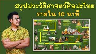 สรุปประวัติศาสตร์ศิลปะไทยใน 10 นาที #ประวัติศาสตร์ศิลปะไทย #ยุคสมัยศิลปะไทย