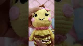 Bee Crochet  #freetutorials #crochet #amigurumitutorial