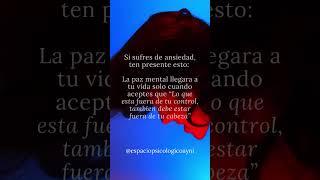 Paz mental y ansiedad #psicoterapiaonline #psicologiapractica #psicologiaparalavida