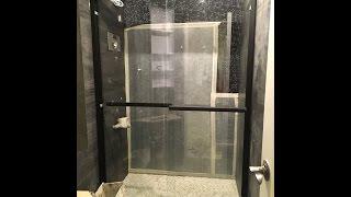 兩趟浴室門 啞黑 Shower door@ https://shitai.hk