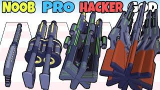 Gun Clans ASMR Gameplay NOOB vs PRO vs HACKER vs GOD