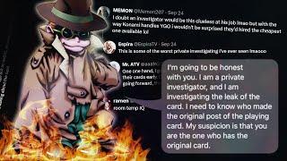 Konami Hired a Private Investigator to Track a Yu-Gi-Oh! Leaker