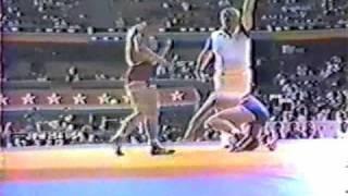 Barry Davis vs Japan 1984 Olympics Wrestling