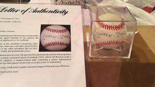 Micky Mantle PSA certified autographed baseball