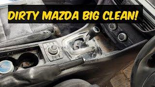 Cleaning the dirtiest mazda car ever! 6
