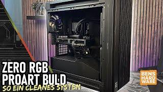 Extremely CLEANER 3500€ PC completely WITHOUT RGB! ASUS PRO ART BUILD