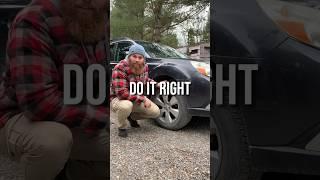 How to change your tires in 60 seconds.  #snowstead #homestead #diy