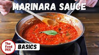 How To Make Marinara Sauce |The Food-DEE BASICS