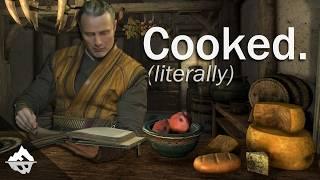 Can You Beat Skyrim Using ONLY the Official Cookbook?