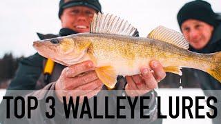 Top 3 Ice Fishing Lures for Walleye