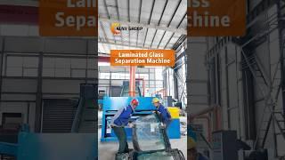 Efficient Laminated Glass Recycling: Separate Glass & PVB with Ease!