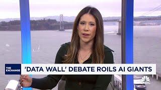 'Data wall' debate roils AI giants