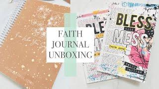 Faith Journal Unboxing + Flipthrough | Print Pray Slay and She Believed He Could