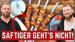 Saftige Hähnchen-Grillspieße [+ Grillbeilagen] als Grillmenü | feat. @einfachgrillen