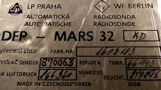 DFR-MARS32  Vintage CZECHOSLOVAKIA RadioSonde DFR-MARS32 KD / W-F BERLIN / LP PRAHA