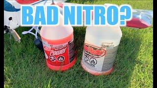 Nitro Motors and bad glow fuel - what bad fuel makes your motor do