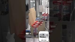Algipack автомат WPS 150R групповая упаковка сока в пачках в картонную коробку #shorts #algipack