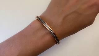 Charriol Bangle Forever Slim Svart