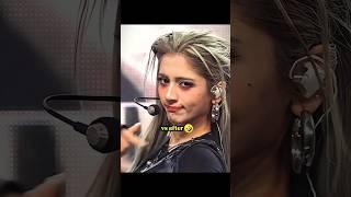 Aria hair before the performance vs after  #xin #kpop #aria